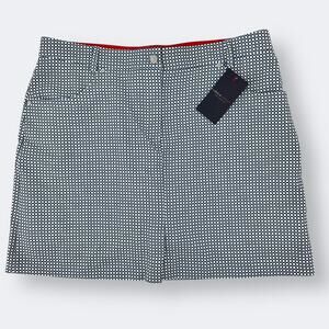 Lohla Sport The Monroe Print Skort Skirt Womens Size 12 Blue White Golf